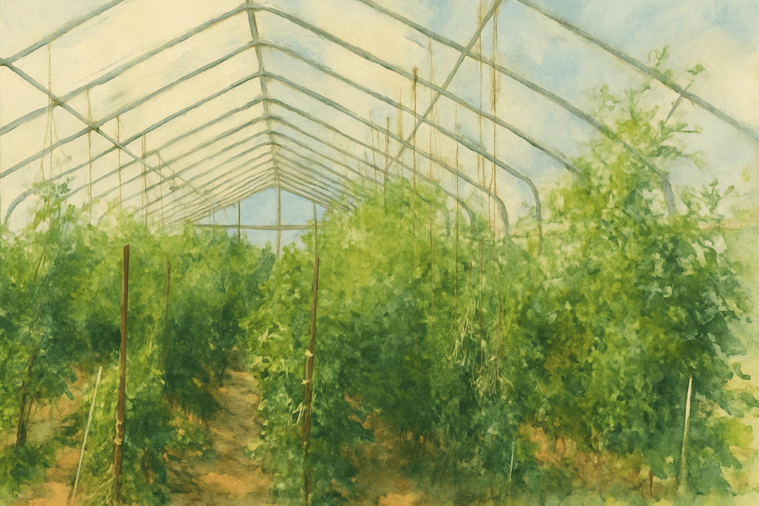 High tunnel microclimate